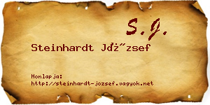 Steinhardt József névjegykártya
