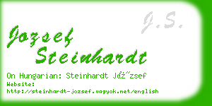 jozsef steinhardt business card